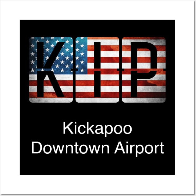 KIP Kickapoo Downtown Airport Wall Art by Storeology